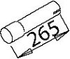 MERCE 3834923701 Exhaust Pipe